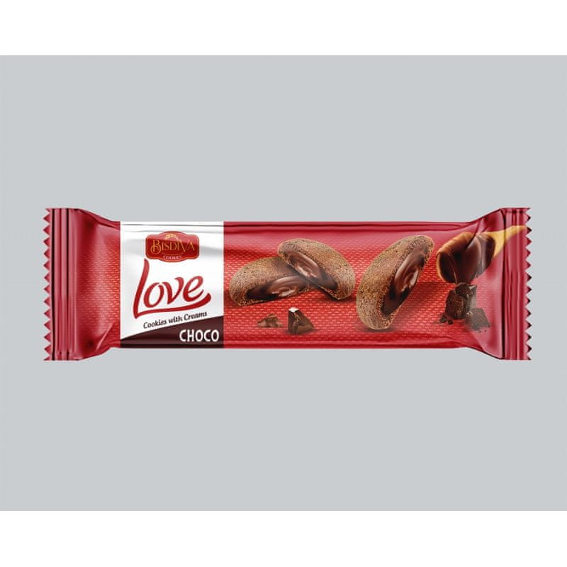 WEBHIDDENBRAND Bisdiva LOVE Cookies čokoláda 150g
